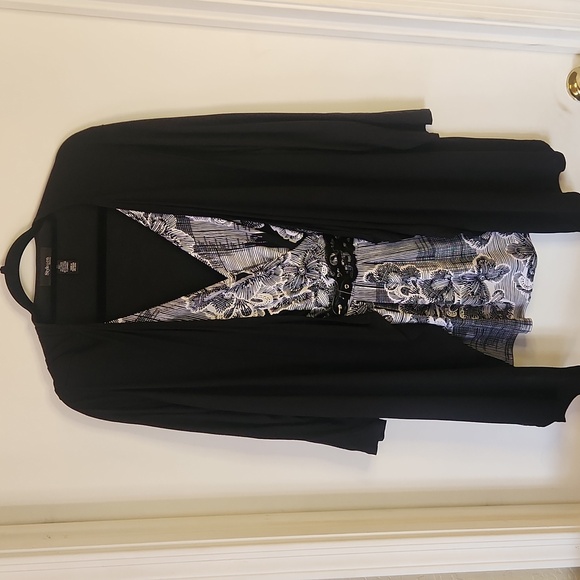 Style & co Blouse with Decorative Belt - Picture 1 of 5